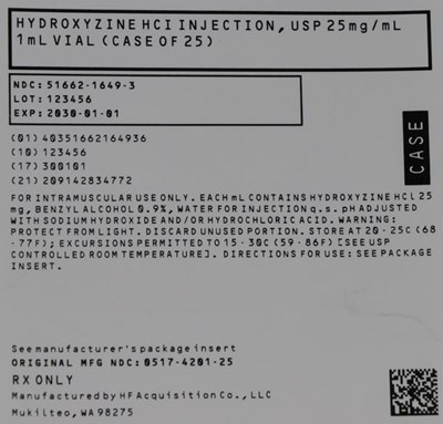 Case Label (51662 1649 3 Case)